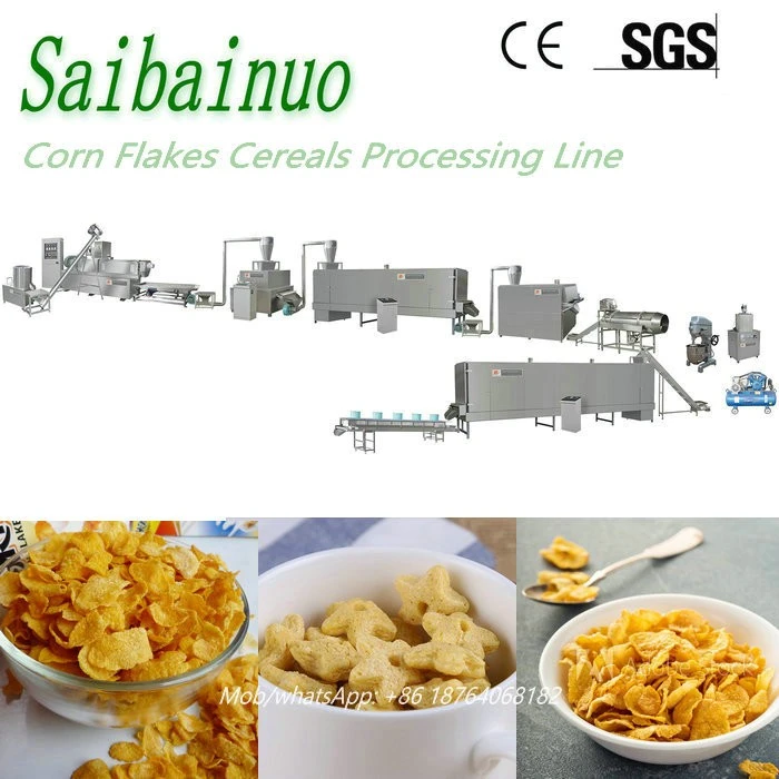 Breakfast Corn Flakes Making Machine